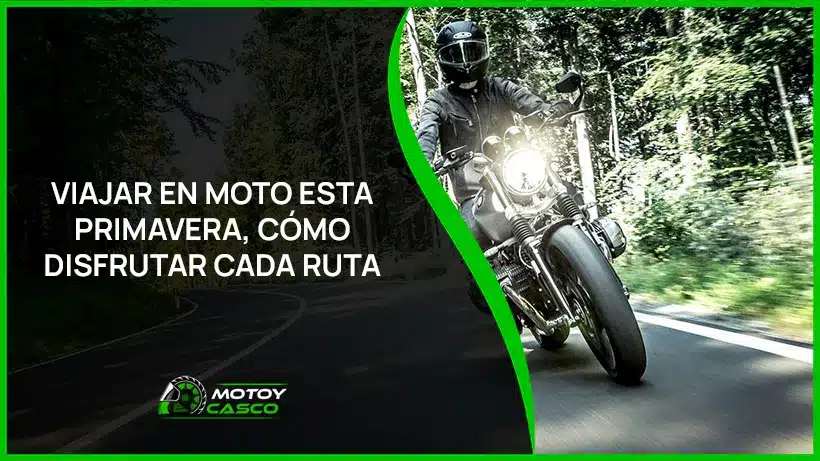consejos para viajar en moto en primavera